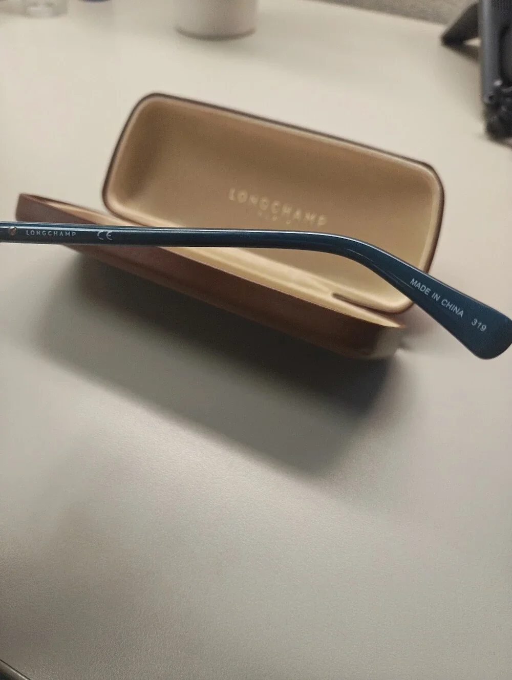 Longchamp Green-Teal Gradient Eyeglass Frames